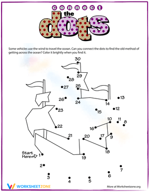 Connect the Dots Ship Worksheet
