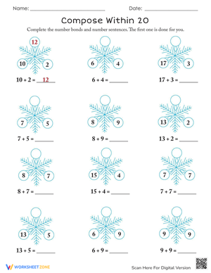 Compose and Decompose Within 20