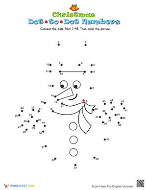 Christmas Dot to Dot Fun Activity