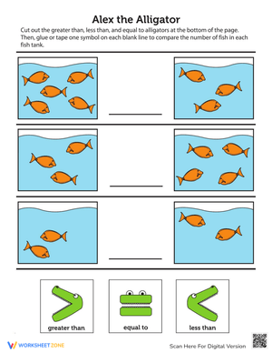 Counting Fish in the Tank with Alex Alligator