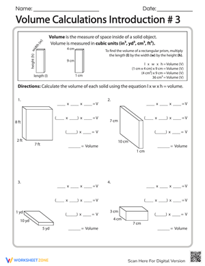 Introduction to Volume Calculations