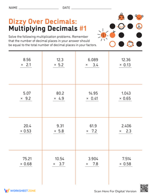 Practice Decimal Multiplication