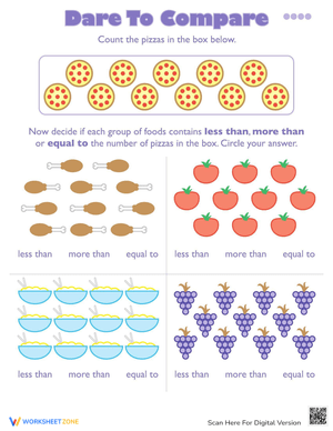 Dare to Compare: Comparing Numbers Worksheet