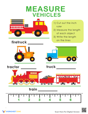 Measure Length and Width Worksheet