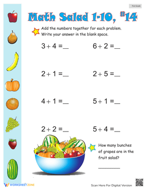 Math Salad: Review Different Math Concepts