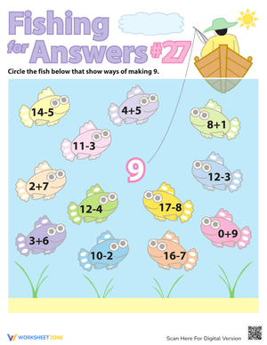 Math Facts 5 Worksheet