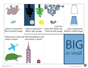 Making Comparisons Worksheet