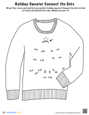 Holiday Sweater: Connect the Dots Fun