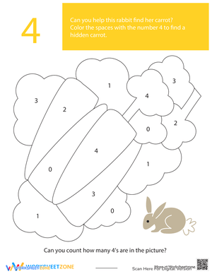 Preschool Hidden Picture: Color and Discover