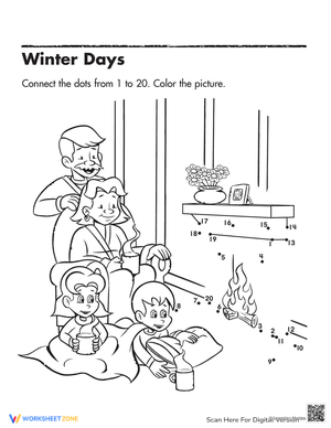Winter Days: Seasonal Activities Worksheet