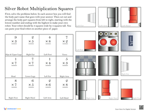 Build a Robot with Multiplication Facts