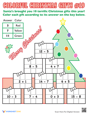 Christmas Math Facts: Holiday Learning