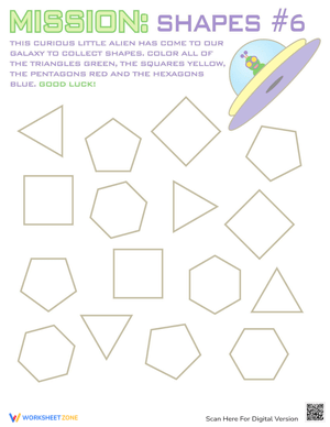 Coloring Shapes: Fun with Shapes