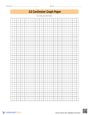 0.5 Centimeter Graph Paper