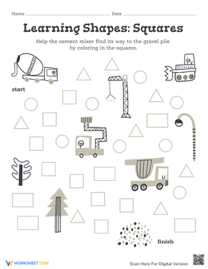 Color Shapes Path: A Visual Learning Journey