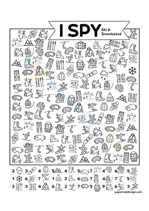Back To School: I Spy Ski & Snowboard