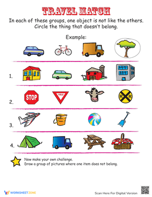 Travel Match Game: Fun Object Identification