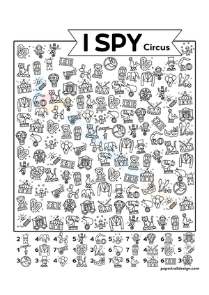 Back To School: I Spy Circus