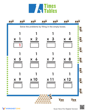 Master Times Tables with this Worksheet