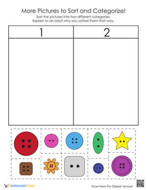 Pictures to Sort and Categorize: Cognitive Skills