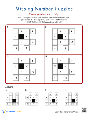 Challenging Math Puzzles for All Ages