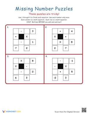 Engaging Math Puzzles
