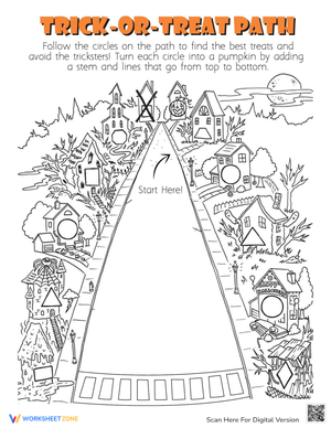 Trick or Treat: Follow the Path Game
