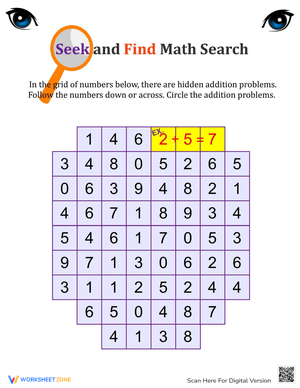 Math Word Search Puzzles: Find the Math Terms