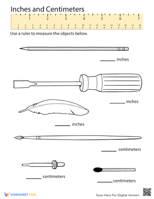 Measurement Mania: Centimeters and Inches