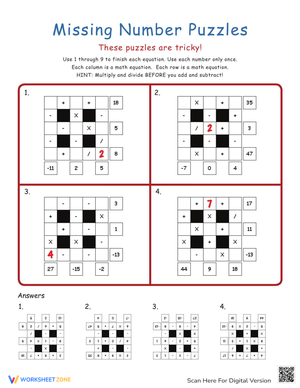 Math Puzzles: Logic and Problem Solving Fun