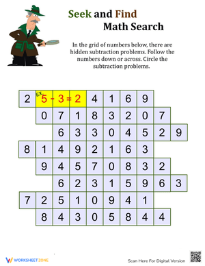 Math Word Search: Printable Puzzle Fun