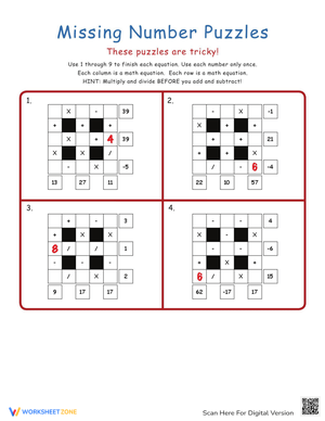 Math Puzzles: Engaging Math Challenges
