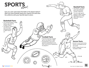 Sports Match-Up: Fun Matching Game
