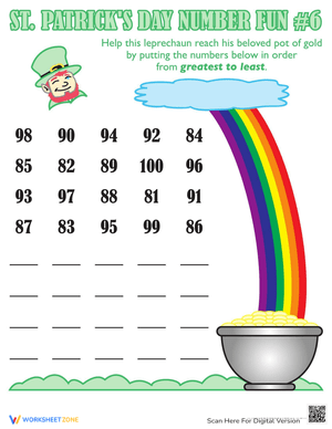 St. Patrick's Day Number Fun
