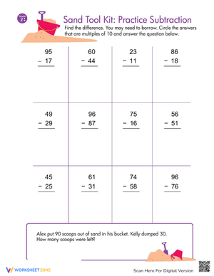 Subtraction Multiples