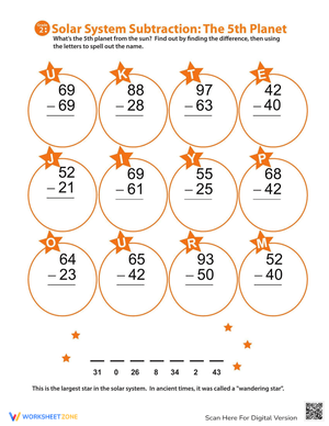 Solar System Subtraction: 5th Planet