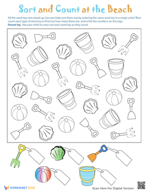 Sort and Count Activity Worksheet