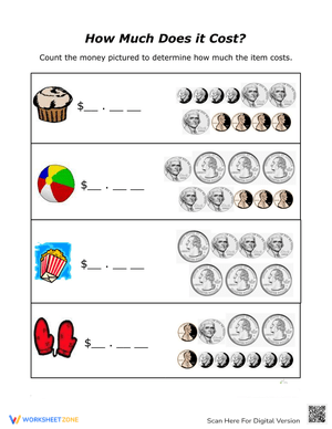 Learning to Count Coins: A Practical Money Math Worksheet