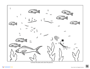 Dot-to-Dot Animals: Connect the Dots for Kids