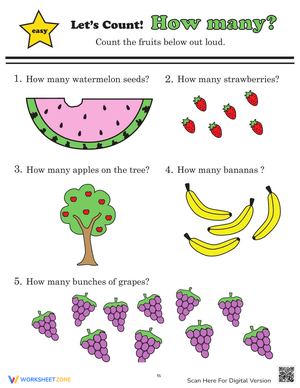 Let's Count the Fruit!
