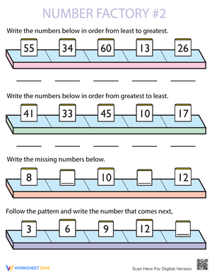 Number Factory: Boost Number Recognition Skills