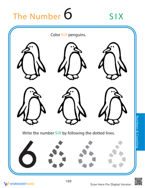 Perilous Penguins Picture Puzzle Worksheet