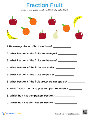 Fraction Fruit - Visualize