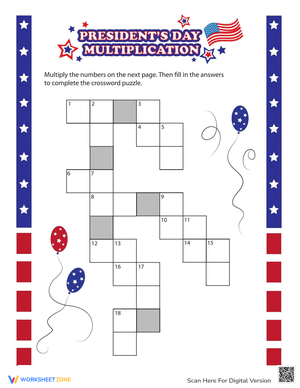 Number Crossword: President's Day