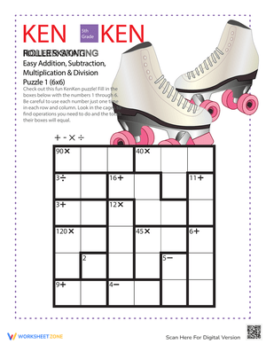 KenKen Puzzle: Logic and Math Challenge