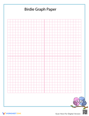 Generated Birdie Graph Paper Worksheet
