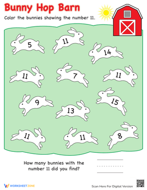 The Number Eleven: Learning Worksheet
