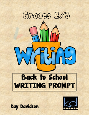Back to School Writing Prompts Worksheet
