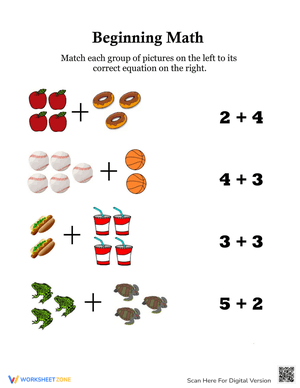 Picture Math Worksheet
