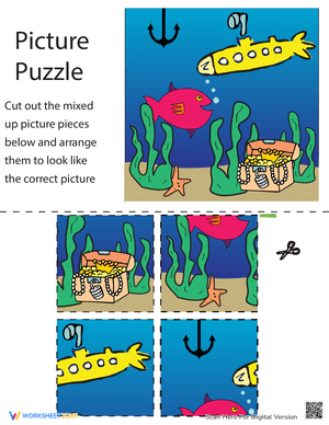 Picture Puzzle Worksheet